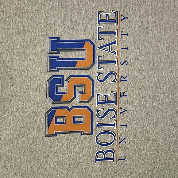 Vintage. Made in USA. Boise State University. Tee-shirt size Large. - Picture 5 of 14